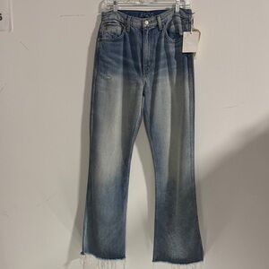 Etica Faded Blue Bootcut Jeans